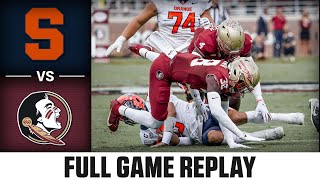 Syracuse vs. Florida State Full Game Replay | 2023 ACC Football