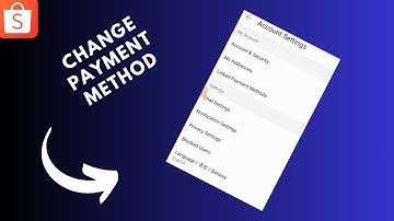 how to change payment method in shopee