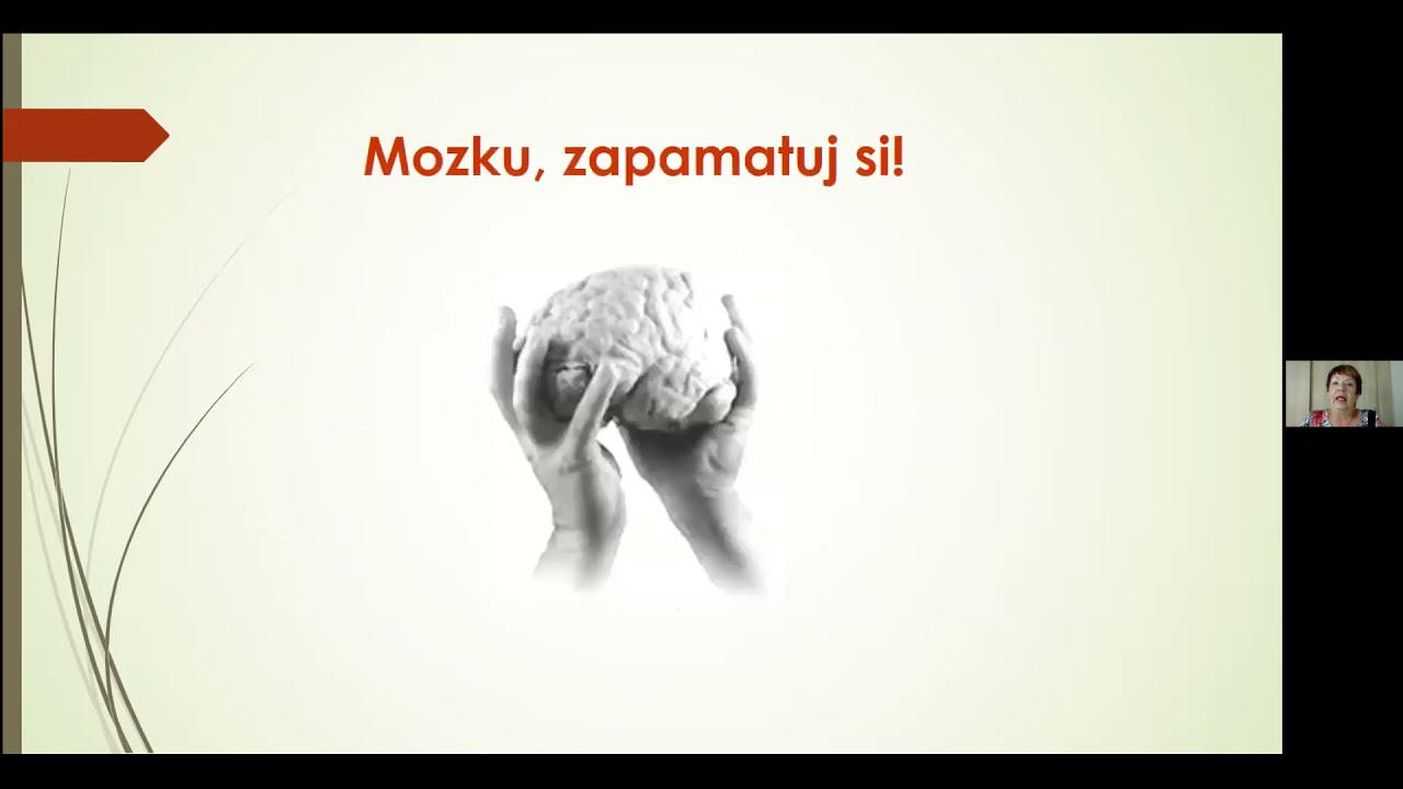 Kurz trénování paměti – Mozek v posilovně, Jana Vejsadová