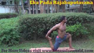 Eka Pada Rajakapotasana एक पाद राजकपोतासन II by QCI certified  personal yoga trainer in mumbai