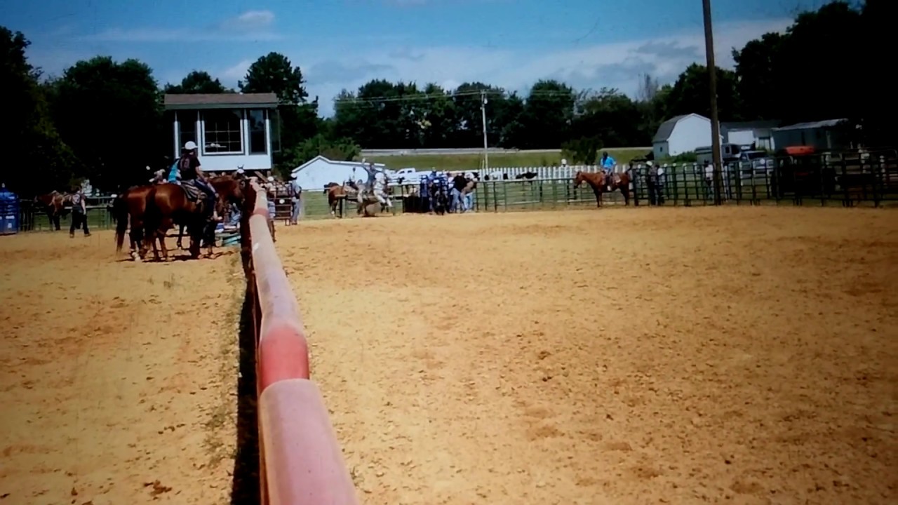Calf roping wreck YouTube
