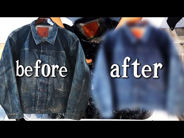 Washing a Deadstock Levi's S506XX WWII Model Denim Jacket Worn for