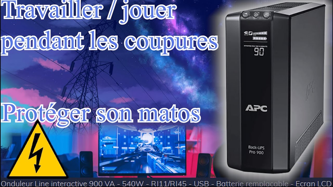 APC - APC Back-UPS Pro BR900MI - Onduleur - 900VA - Onduleur - APC