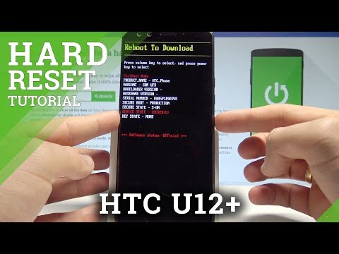 HTC U12+ को हार्ड रीसेट कैसे करें - फ्लैश द्वारा स्क्रीन लॉक / वाइप डेटा को बायपास करें |HardReset.Info