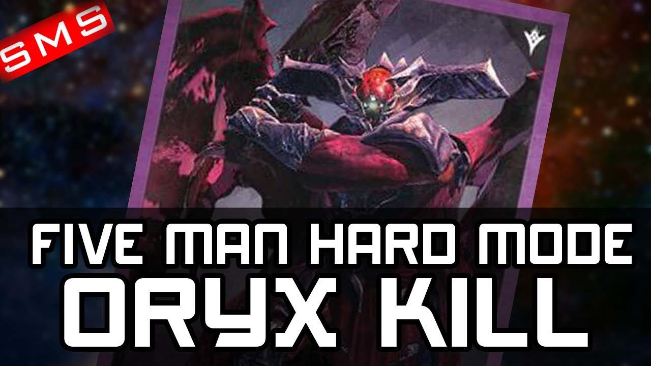 Destiny: WORLD FIRST 5 MAN HARD MODE ORYX KILL!