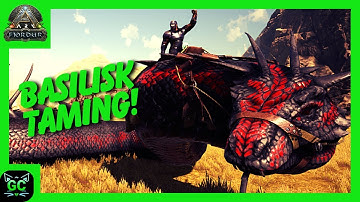 FINALLY Taming a High Level Basilisk! Ep:31 (ARK Fjördur)