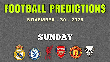 FOOTBALL PREDICTIONS TODAY 30 NOVEMBER 2025 | PREMIER LEAGUE PREDICTIONS | LALIGA | LIGUE 1 | GoalIQ
