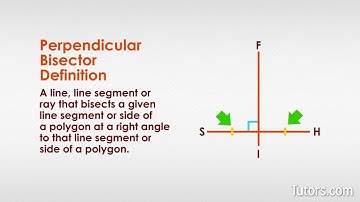 How To Construct A Perpendicular Bisector