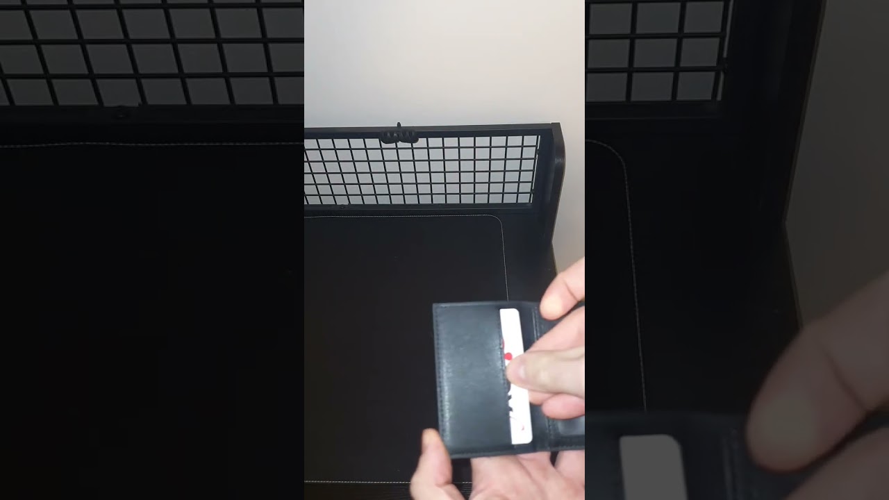 TENBST Portafoglio Uomo In Fibra Di Carbonio Con Blocco RFID – 10 Scomparti Per Carte E Portamonete, Leggero Ed Elegante