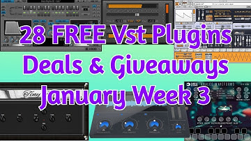 28 Best FREE Audio VST PLUGIN DEALS & Giveaways - January 2021 Week 3 - amnerhunter.com