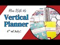 Plan With Me | Vertical Planner | 4th of July Week