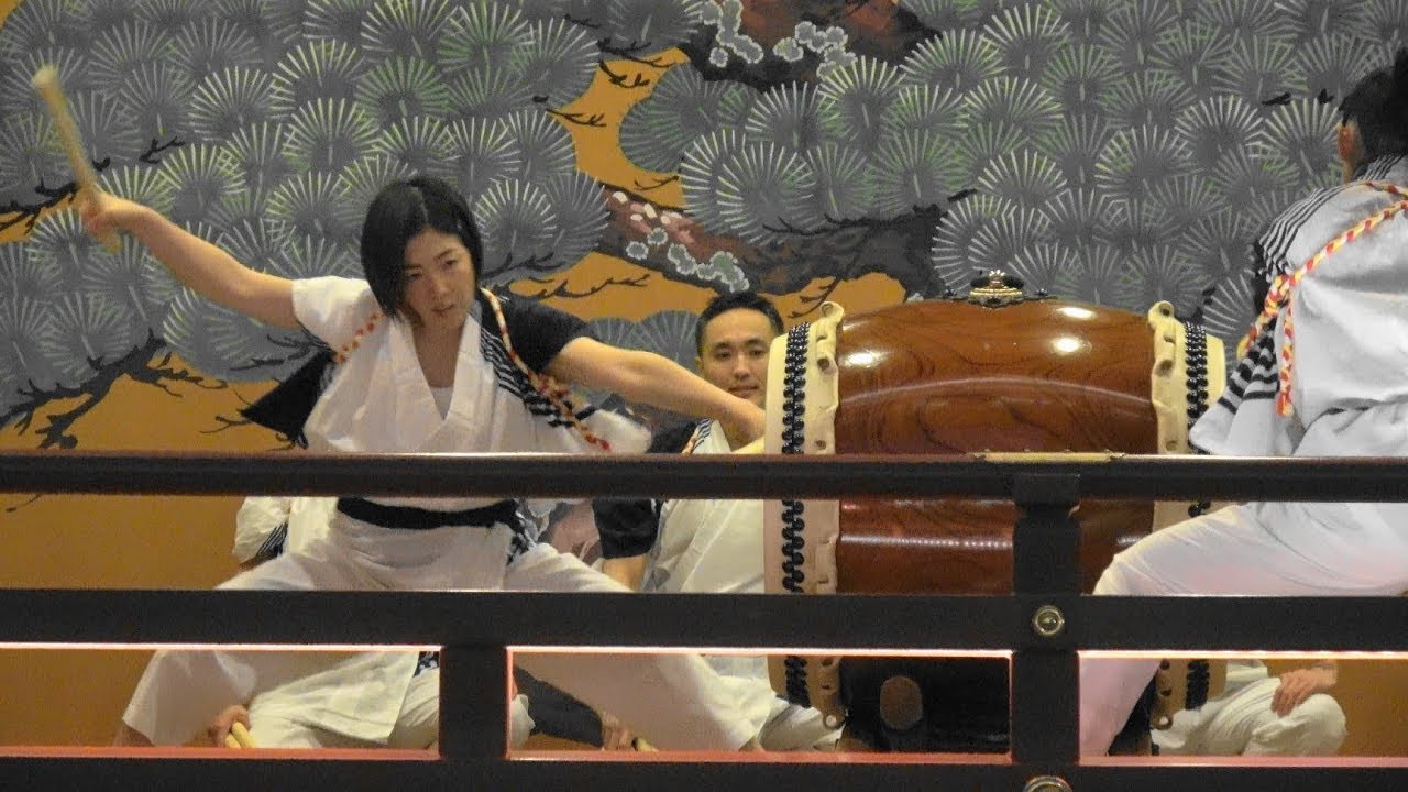 4K】『三宅太鼓 (Miyake Daiko)①』Japanese Drum「江戸東京夜市 (Edo