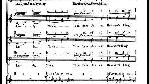 Benjamin Britten - A Hymn to the Virgin (w/score)
