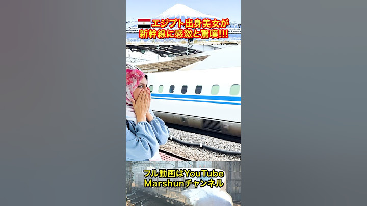 初めて日本の新幹線に乗ったエジプト人は感動を止められませんでした… #海外