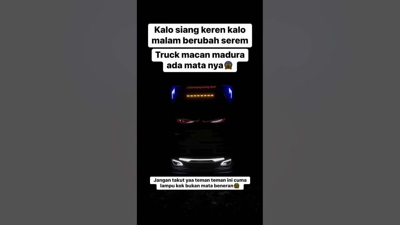 Fausi ardant setelah pasang lampu mata di truck nya