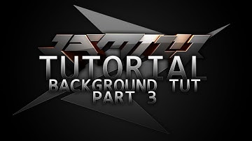 Photoshop Tutorial - How to make a Background (Part 3 - Textures, Light Strokes)