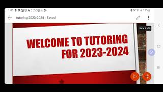 Tutoring contract