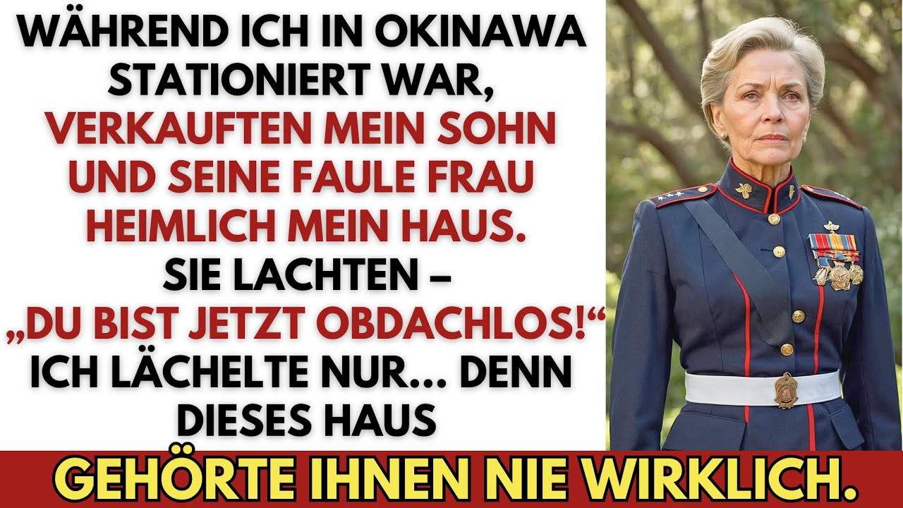 Nach zehn Monaten Einsatz kam ich nach Hause und fand ein neues Schloss an meiner Tür. Mein eigener Sohn öffnete mit einem Bier in der Hand und sagte: „Du bist jetzt obdachlos, Mutti. Wir haben...