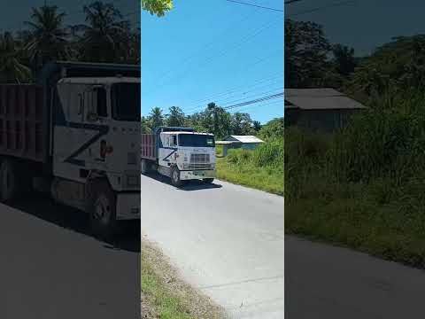 1990 INTERNATIONAL 400 CUMMINS #TRUCKERS #TRUCKS #WORKING #JAMAICA #DRIVING
