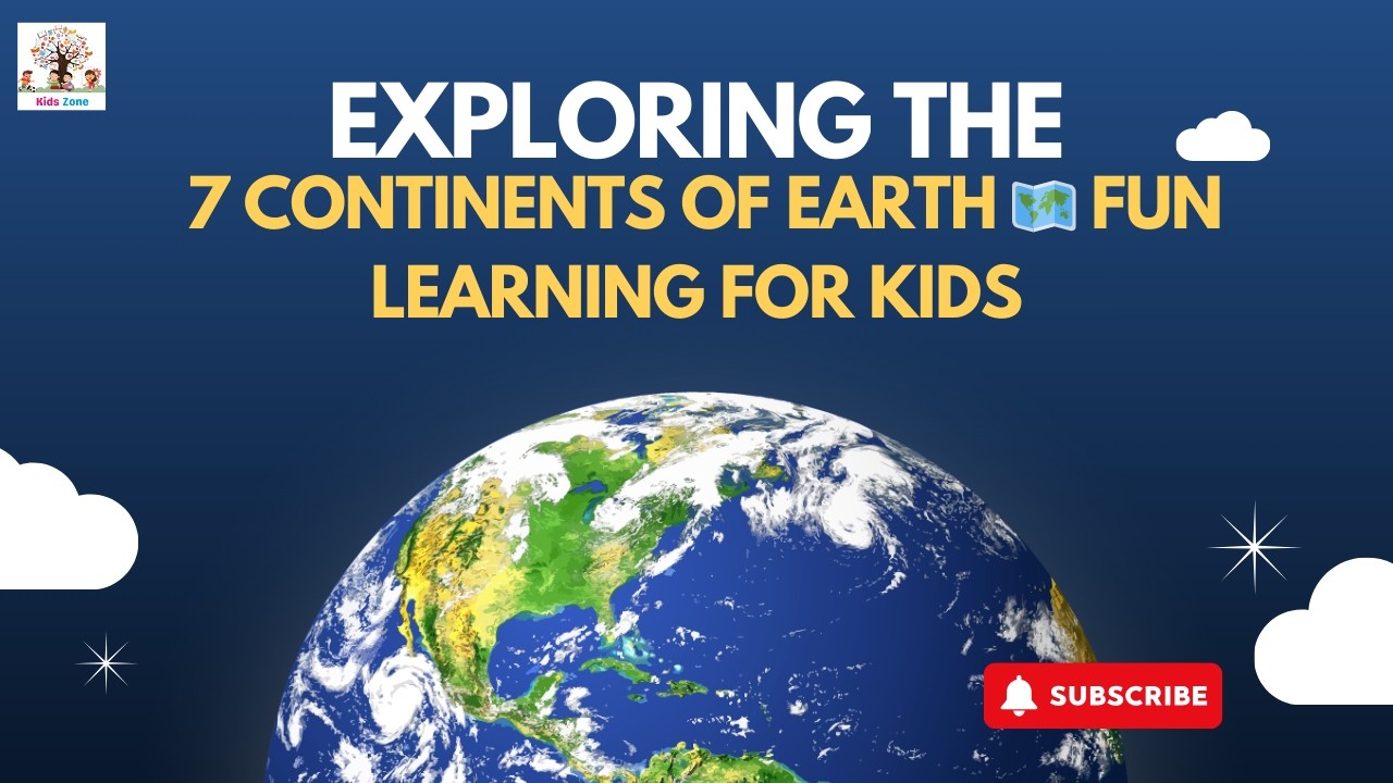 The 7 Continents of the World Explained π | Geography for Kids ...