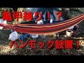 小屋暮らし開拓記06:伐採とハンモック