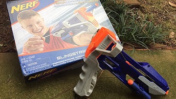 Honest Review: The NEW 2015 Nerf SlingStrike (Full Unboxing and Demo)
