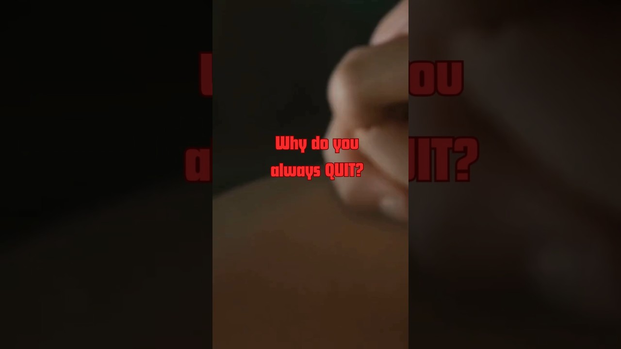 The "Instant Fix"(Search: 3-Day Quitter Syndrome) 