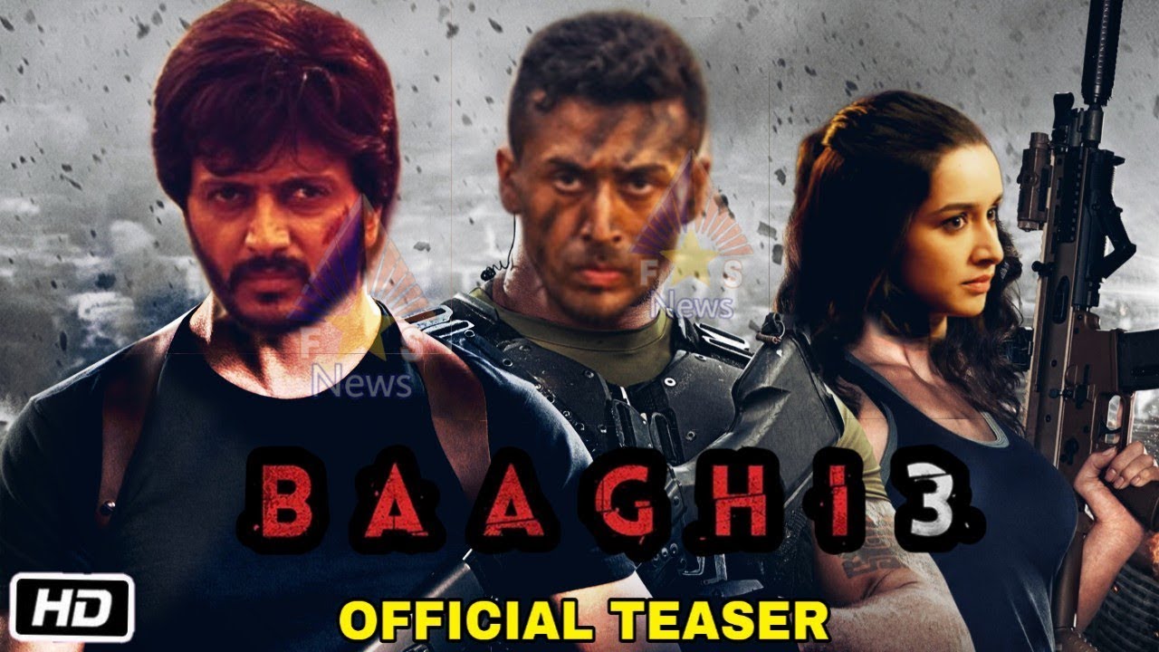 Baaghi Official Trailer Tiger Shroff Riteish Deshmukh Shraddha