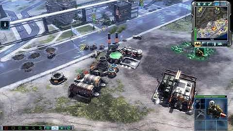 C&C 3 Tiberium Wars - GDI Campaign HARD - Mission 3 - Langley AFB