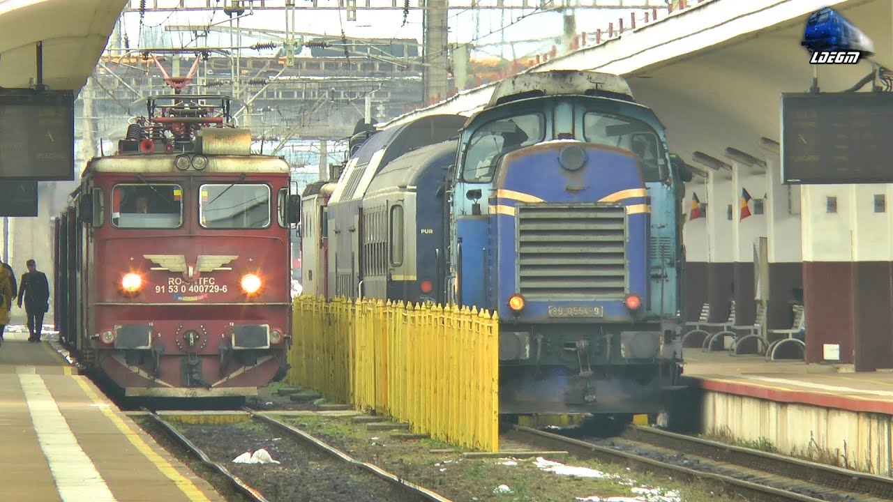 Trenuri & Activitate Feroviară🚊🚂Trains & Rail Activity in Gara Cluj Napoca Station - 11 January 2022