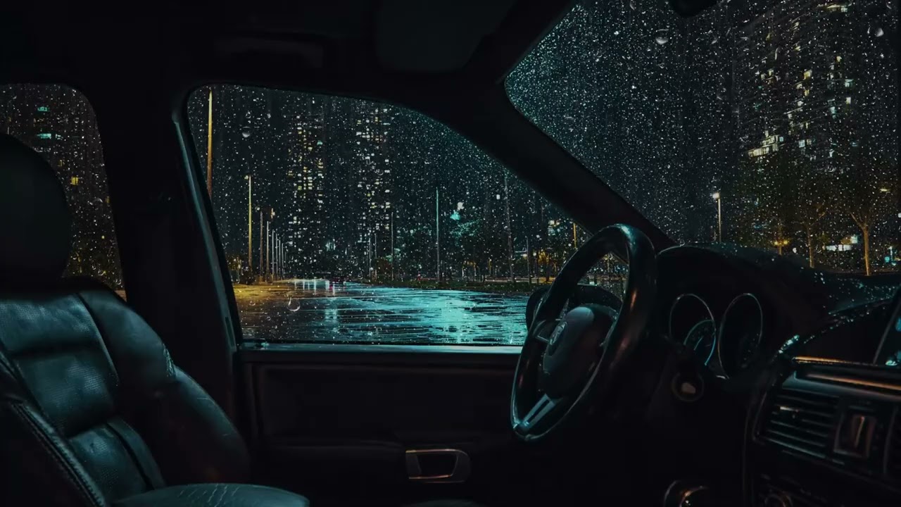 Heavy Rainstorm at Night for Insomnia – Calming Rain Ambience for Sleep, Study Focus, Anxiety Relief