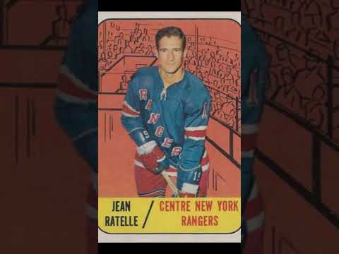 Jean Ratelle New York Rangers 1967-68 Topps 31 NHL Hockey Card