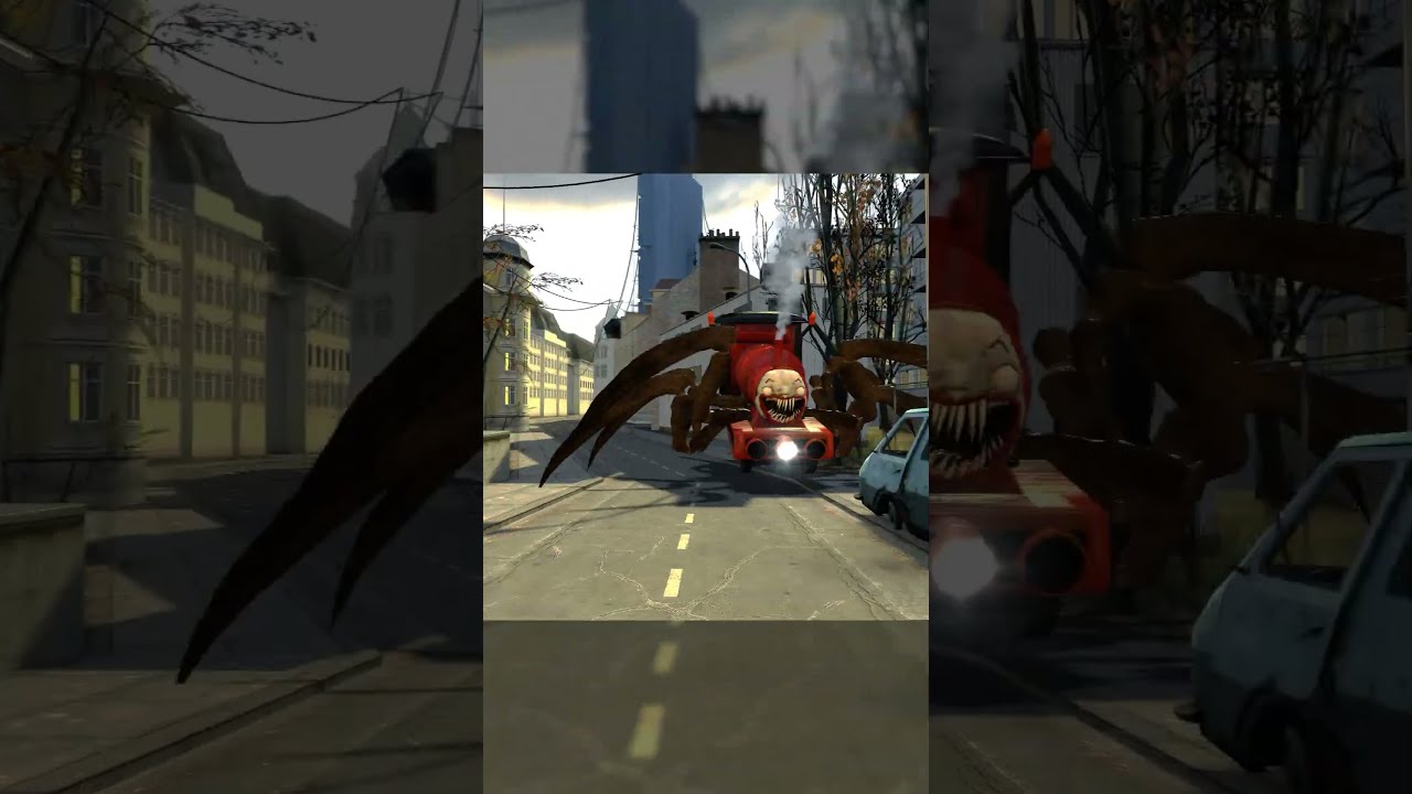 Choo Train In City Charles Spider Horrortrain Choochootrain Gaming