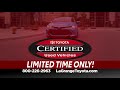Get a certified toyota for thousands less at lagrange toyota