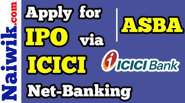 Apply for IPO online via ICICI bank netbanking [ ASBA facility ]  || Zerodha CDSL