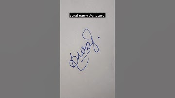 "suraj"name signature||#name #signature #trending #namewritting #youtubeshorts