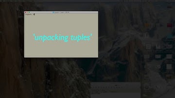 Unpack tuple in python