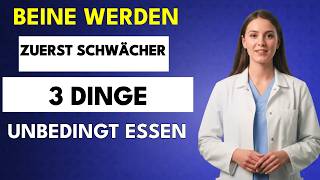 Die Beine schwächen zuerst! 3 Superfoods für Senioren