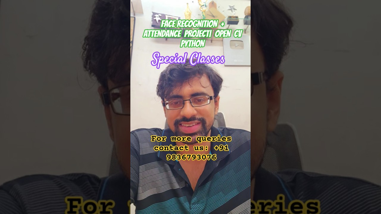 Face Recognition & Attendance Project | OpenCV Python Guide #OpenCV #Python #AI #FaceRecognition
