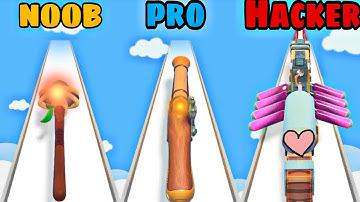 NOOB vs PRO vs HACKER in Weapon Evolution