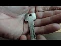 llave maestra tesa de impresion en cerradura de seguridad/Print master key on security lock