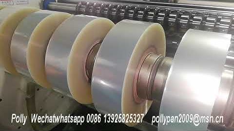 Adhesive Sticker Label Slitting Rewinding Machine Fast Speed FM Polly wechatwhatsapp0086 13925825327