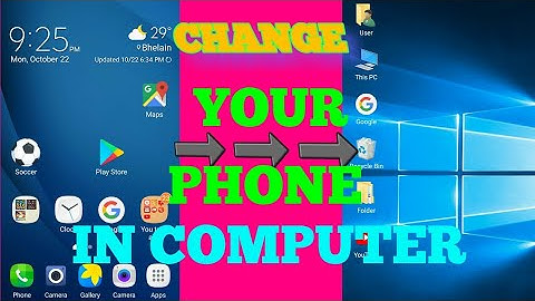 Turn your smart phone in computer window 10 version .||PRANAV PRAKASH, THE ALL ROUNDER 07
