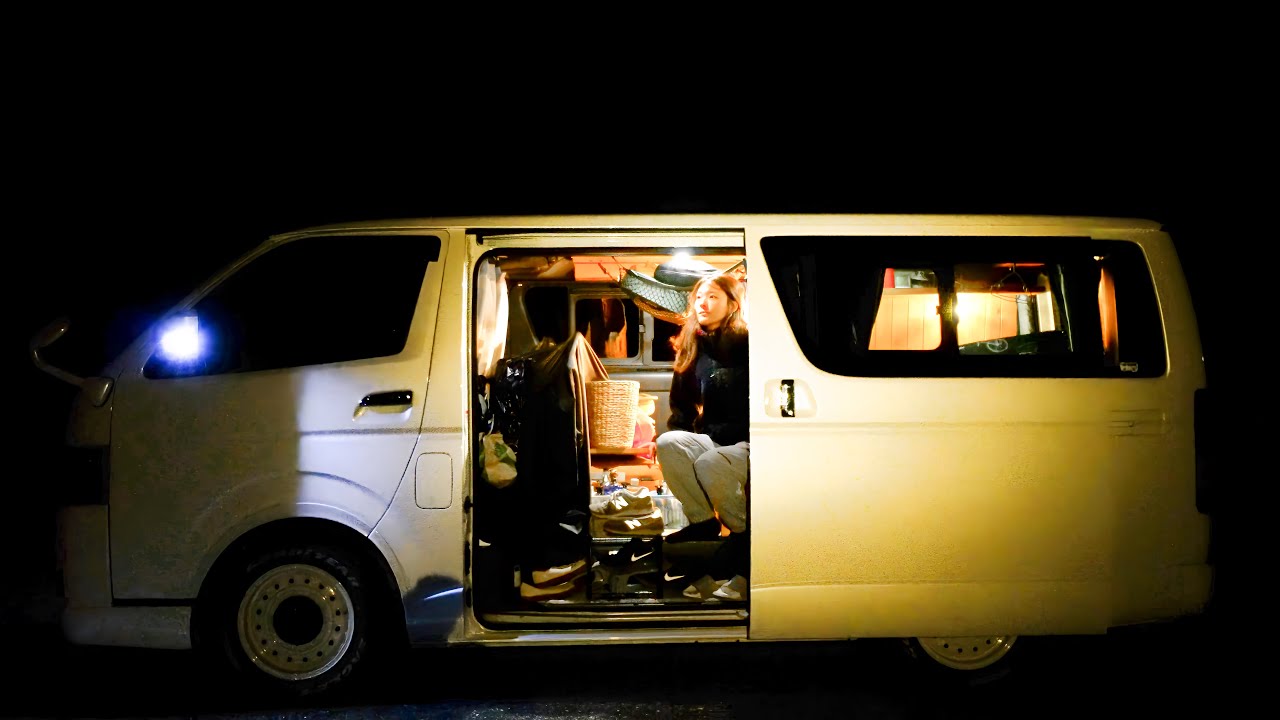 ［Автомобильный кемпинг］Тихая гора | Жизнь в фургоне | Тайная земля Японии