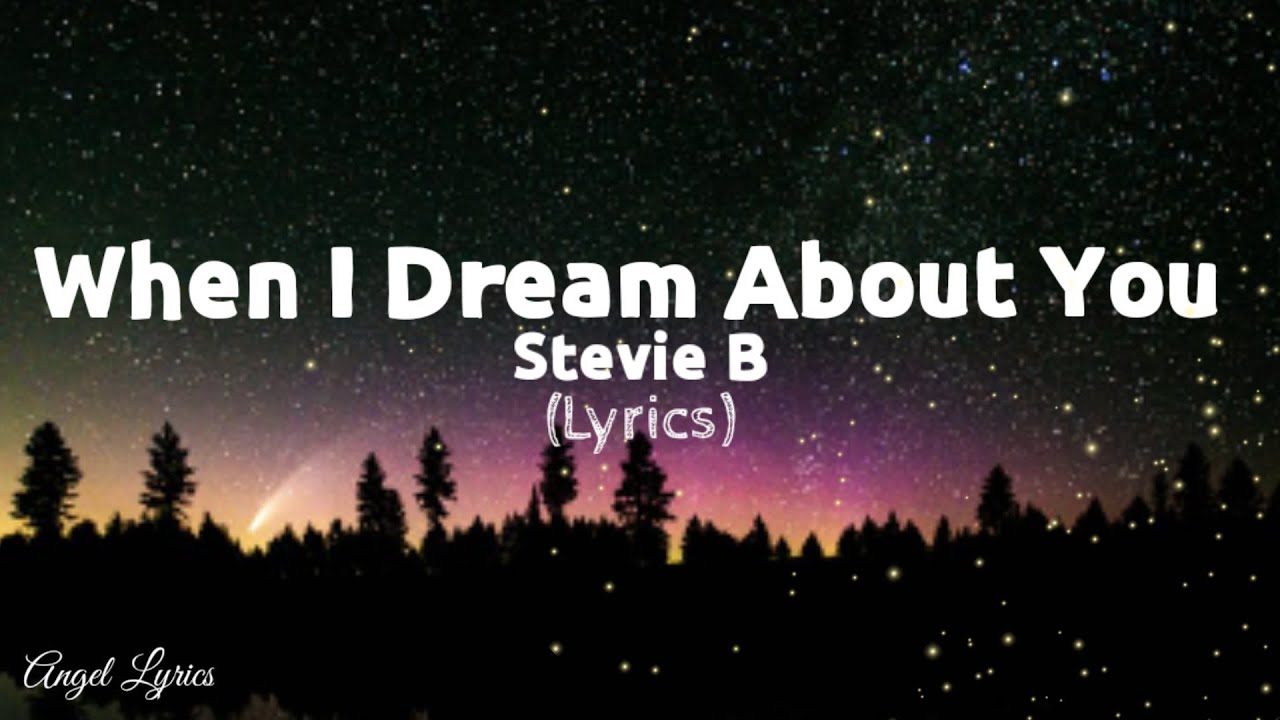When i dream about you Lyrics by Stevie B