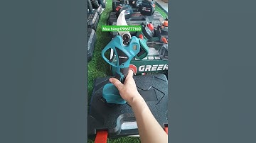 thân kéo cắt cành bằng pin màu xanh.kéo cắt cành. #dienmayngocmai