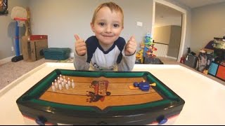 FATHER SON MINI BOWLING! (and More!)