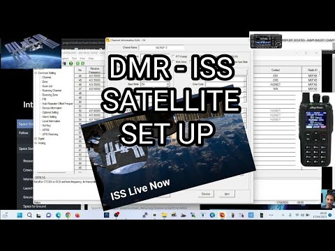ISS Satelite Anytone 868/878 & Other Radios - YouTube
