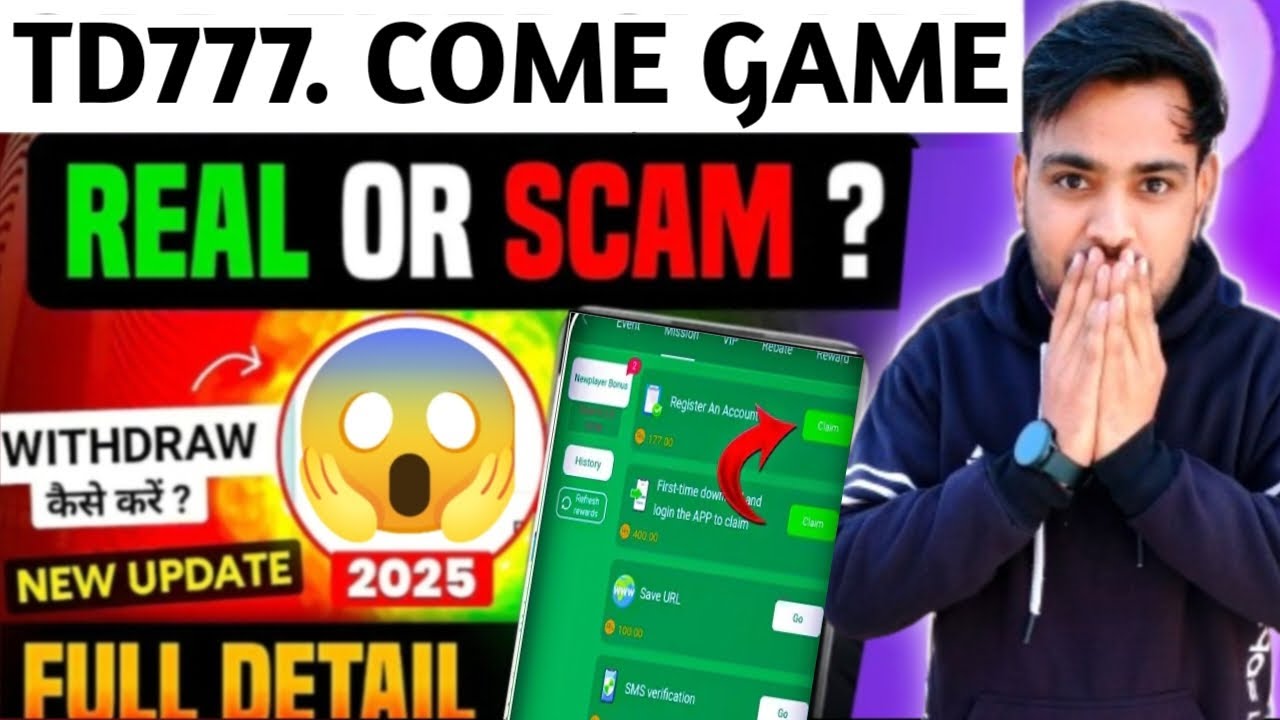top 12 cổng game uy tín TD777.com game real Or fake | TD777.com game real hai ya fake hai | TD777. Game withdrawal problem