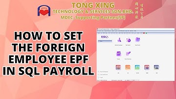 HOW TO SET THE FOREIGN EMPLOYEE EPF IN SQL PAYROLL